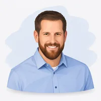 Illustrated portrait of Ed S.