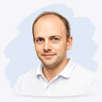 Illustrated portrait of Kevin Borders