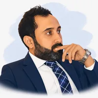 Illustrated portrait of Salman Z.